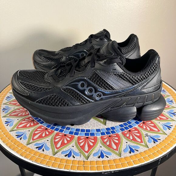 Saucony NXT Grid Women’s Size 8.5 Mens 7 Black Running Shoes S70797-3 Unisex NEW - Picture 3 of 9